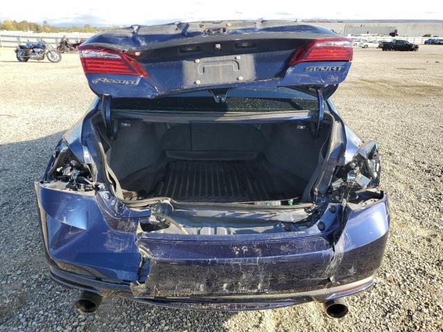 1HGCR2F54GA205019 - 2016 HONDA ACCORD SPORT BLUE photo 6