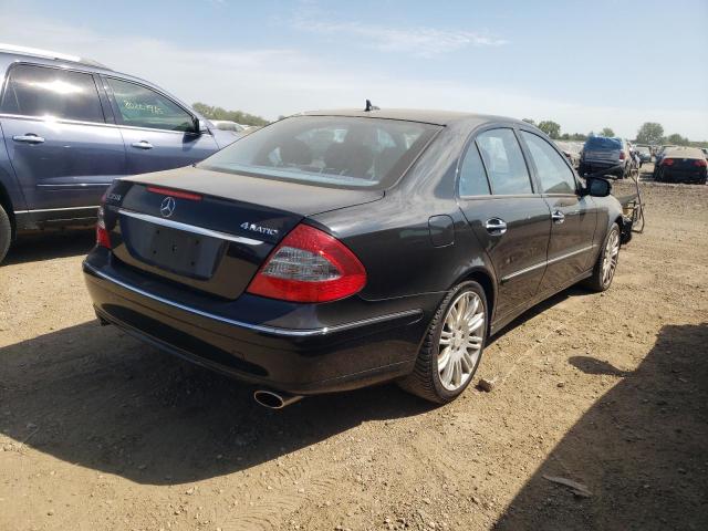 WDBUF87X08B336084 - 2008 MERCEDES-BENZ E 350 4MATIC BLACK photo 3