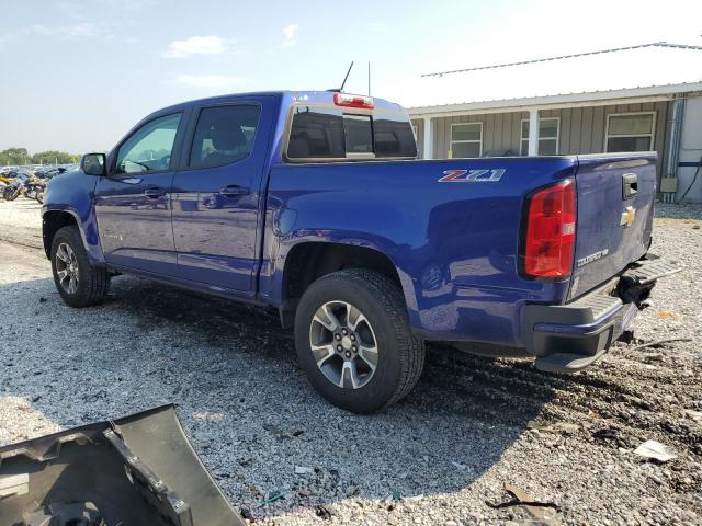 1GCGTDEN0H1283393 - 2017 CHEVROLET COLORADO Z71 BLUE photo 2