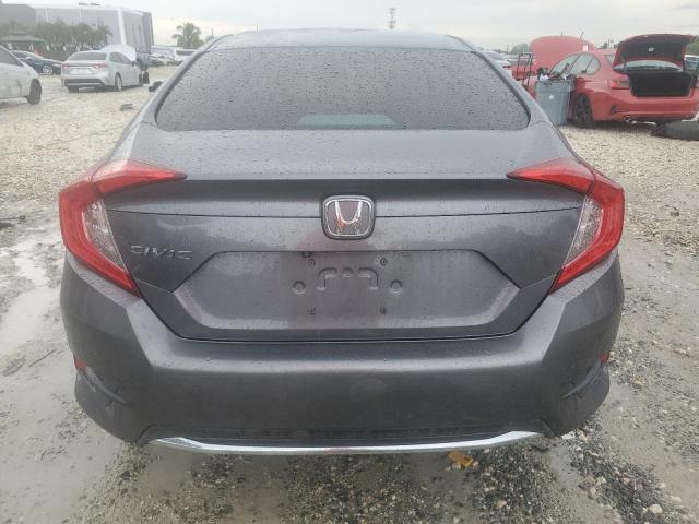 19XFC2F62KE024402 - 2019 HONDA CIVIC LX GRAY photo 6