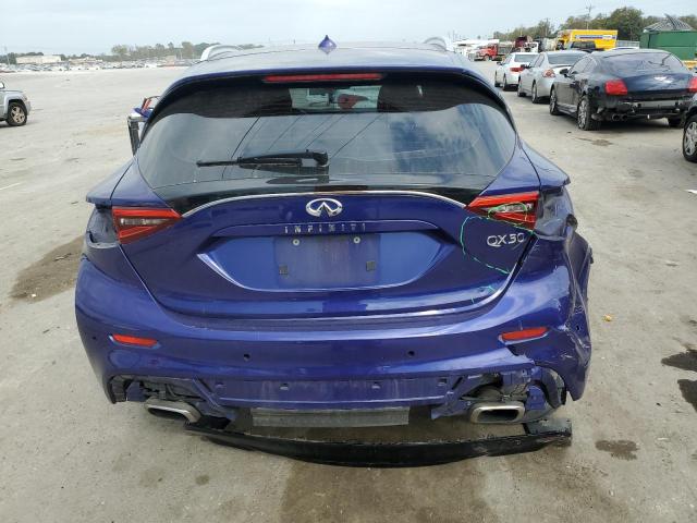 SJKCH5CP6HA036340 - 2017 INFINITI QX30 BASE BLUE photo 6