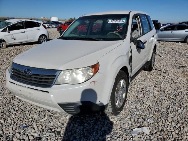 JF2SH61649H745406 - 2009 SUBARU FORESTER 2.5X WHITE photo 1