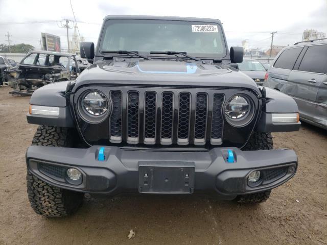 1C4JJXR61NW177825 - 2022 JEEP WRANGLER RUBICON 4XE BLACK photo 5