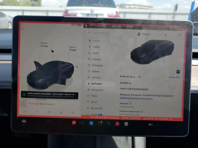 5YJ3E1EA9PF544286 - 2023 TESLA MODEL 3 灰色 照片 9