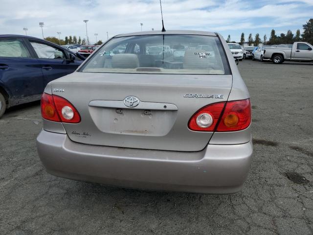 1NXBR32E03Z186835 - 2003 TOYOTA COROLLA CE BEIGE photo 6