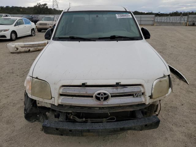 5TBBT44166S483891 - 2006 TOYOTA TUNDRA ACCESS CAB SR5 WHITE photo 5
