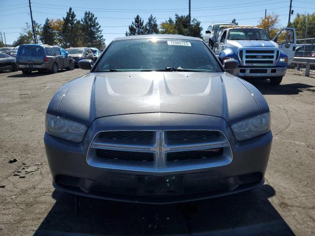 2C3CDXFG0DH686318 - 2013 DODGE CHARGER V6 GRAY photo 5