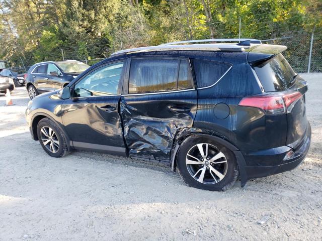 2T3RFREVXHW653697 - 2017 TOYOTA RAV4 XLE 蓝色 照片 2