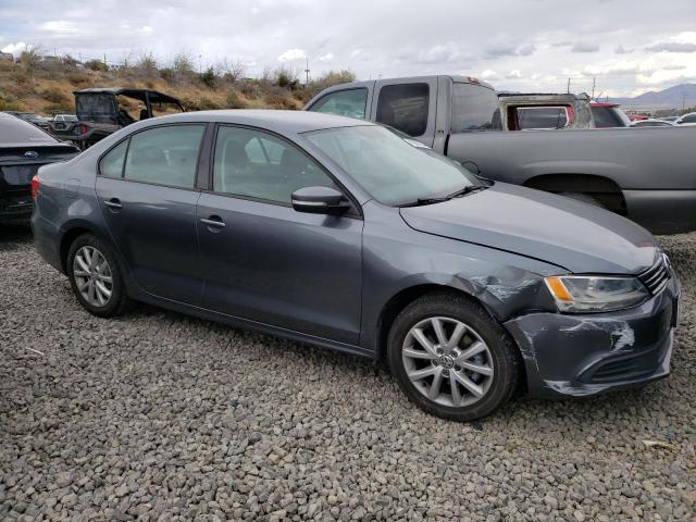 3VWDZ7AJ8BM317514 - 2011 VOLKSWAGEN JETTA SE GRAY photo 4