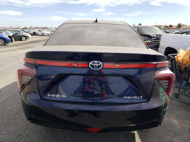 JTDBVRBD4GA000201 - 2016 TOYOTA MIRAI BLUE photo 6