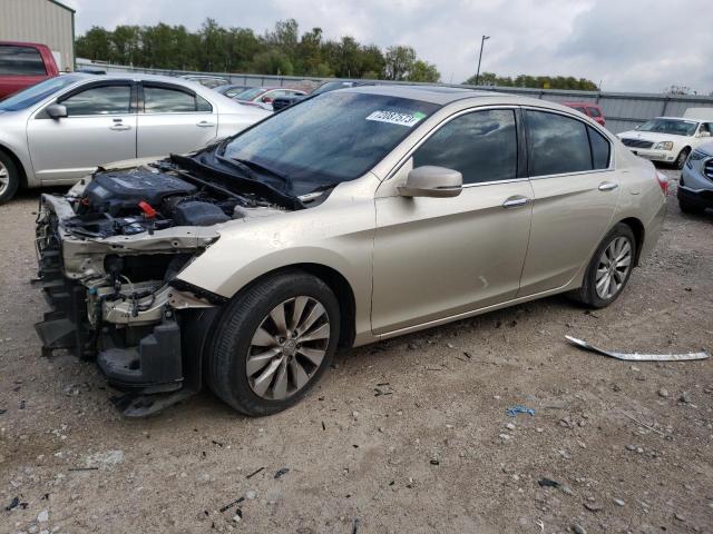 1HGCR3F83DA036526 - 2013 HONDA ACCORD EXL TAN photo 1