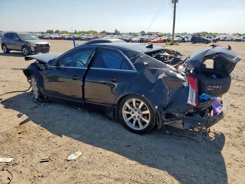 1G6DV57V690104591 - 2009 CADILLAC CTS HI FEATURE V6 BLACK photo 2
