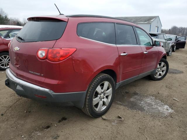 1GNKRGED7CJ391608 - 2012 CHEVROLET TRAVERSE L RED photo 3