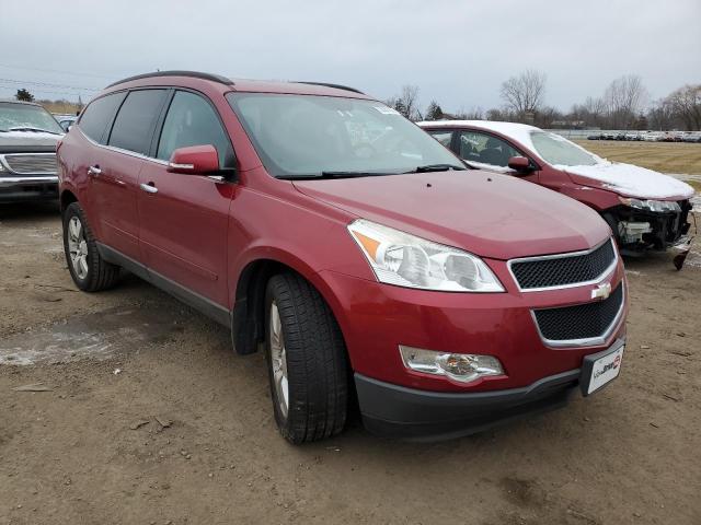 1GNKRGED7CJ391608 - 2012 CHEVROLET TRAVERSE L RED photo 4