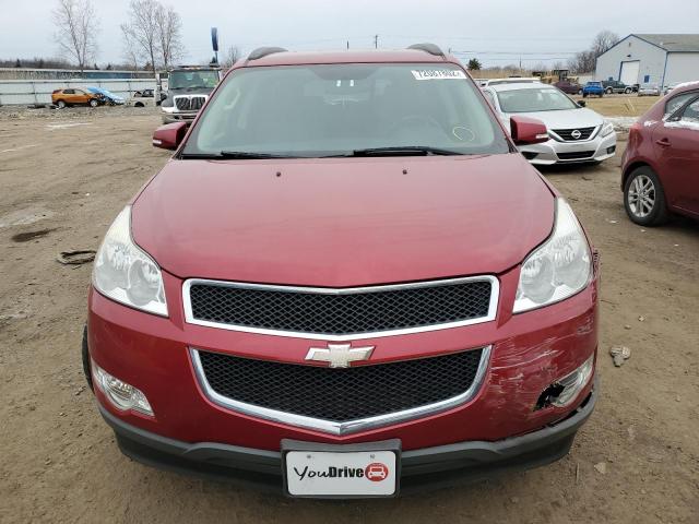 1GNKRGED7CJ391608 - 2012 CHEVROLET TRAVERSE L RED photo 5