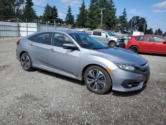 2HGFC1F73GH645907 - 2016 HONDA CIVIC EXL SILVER photo 4