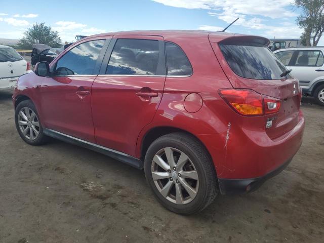 4A4AR4AUXEE001971 - 2014 MITSUBISHI OUTLANDER SE RED photo 2