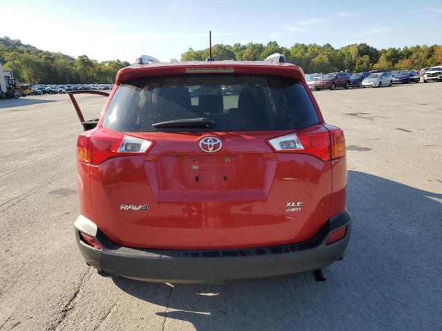 JTMRFREVXFD139617 - 2015 TOYOTA RAV4 XLE RED photo 6