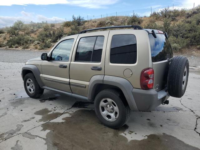 1J4GL48K16W200372 - 2006 JEEP LIBERTY SPORT Złoty zdjęcie 2