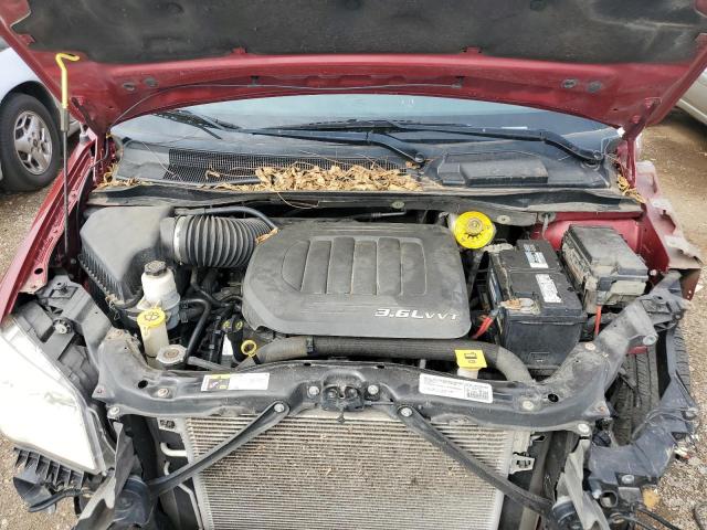 2C4RC1BGXFR514922 - 2015 CHRYSLER TOWN & COU TOURING RED photo 11