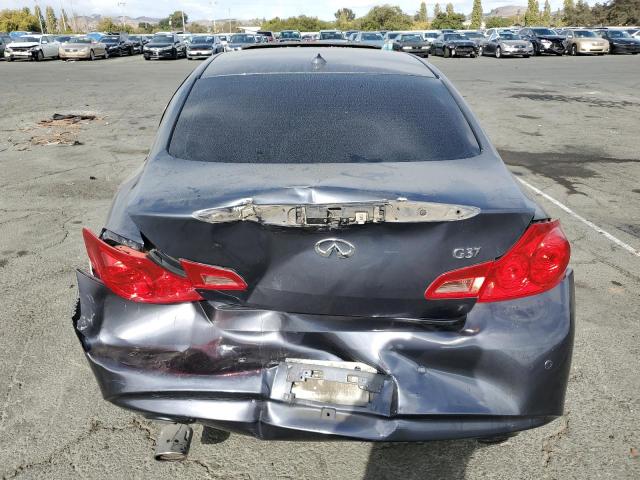 JN1CV6AP8AM405436 - 2010 INFINITI G37 BASE GRAY photo 6