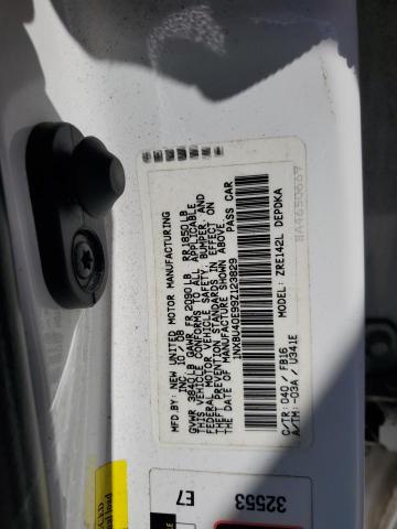 1NXBU40E99Z123829 - 2009 TOYOTA COROLLA BASE Ақ фото 12