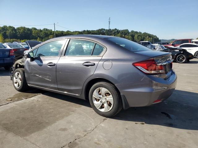 19XFB2F52FE046013 - 2015 HONDA CIVIC LX GRAY photo 2
