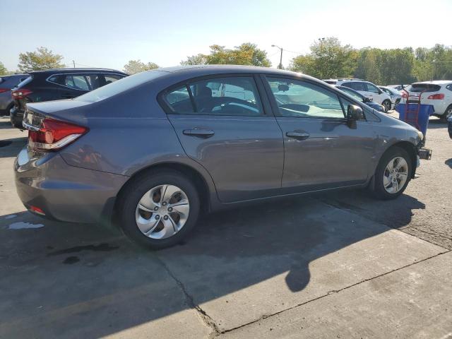 19XFB2F52FE046013 - 2015 HONDA CIVIC LX GRAY photo 3