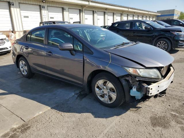 19XFB2F52FE046013 - 2015 HONDA CIVIC LX GRAY photo 4