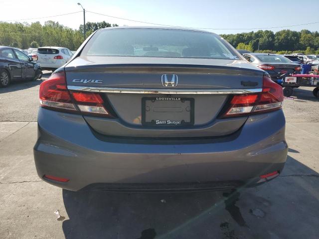 19XFB2F52FE046013 - 2015 HONDA CIVIC LX GRAY photo 6