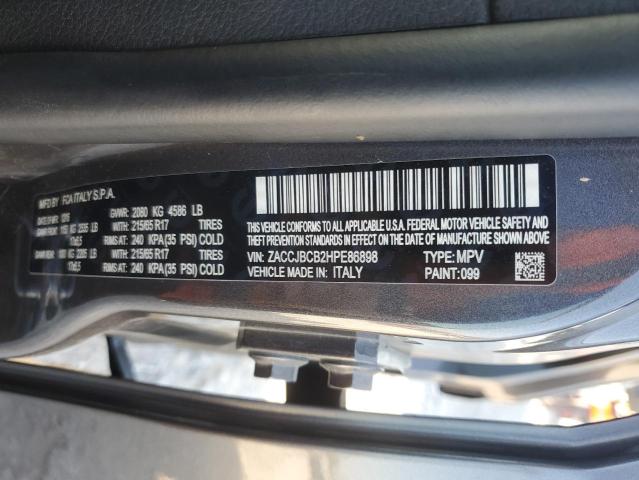 ZACCJBCB2HPE86898 - 2017 JEEP RENEGADE TRAILHAWK CHARCOAL photo 13