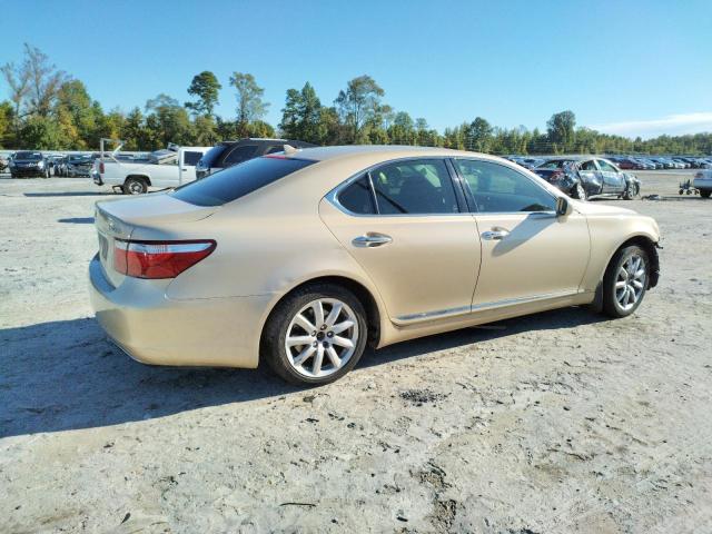 JTHBL46F475021058 - 2007 LEXUS LS 460 GOLD photo 3