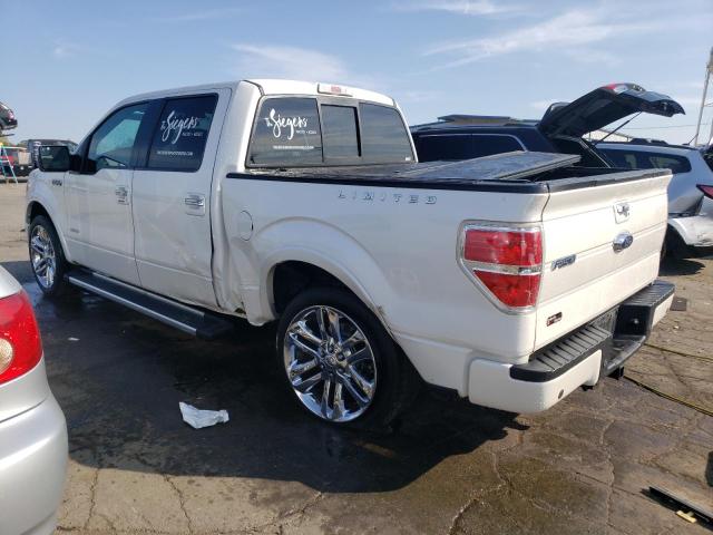 1FTFW1ET3EFB67961 - 2014 FORD F150 SUPERCREW WHITE photo 2