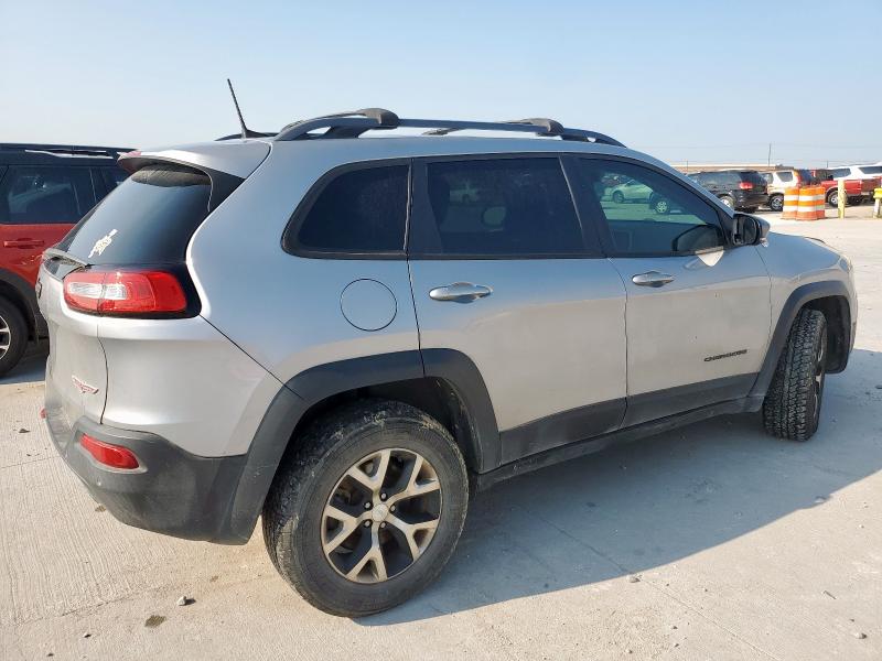 1C4PJMBS8HW631461 - 2017 JEEP CHEROKEE TRAILHAWK SILVER photo 3