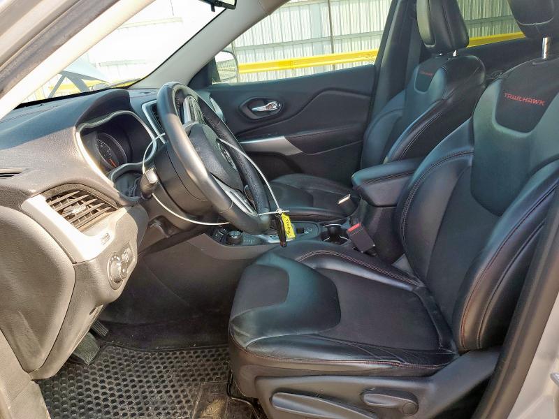 1C4PJMBS8HW631461 - 2017 JEEP CHEROKEE TRAILHAWK SILVER photo 7