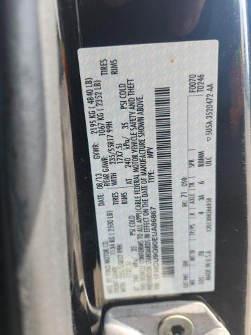 1FMCU9G90EUA86867 - 2014 FORD ESCAPE SE BLACK photo 12