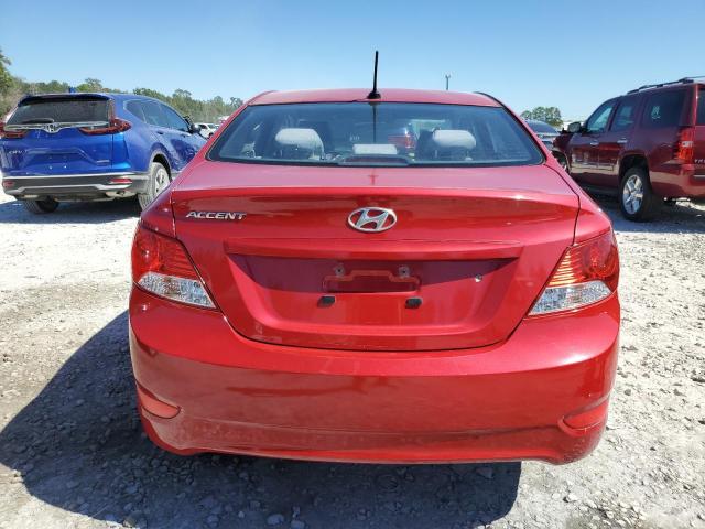 KMHCT4AE7EU649523 - 2014 HYUNDAI ACCENT GLS MAROON photo 6