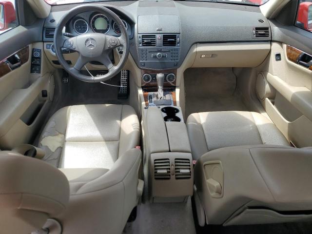 WDDGF8BB1BR138550 - 2011 MERCEDES-BENZ C 300 4MATIC RED photo 8