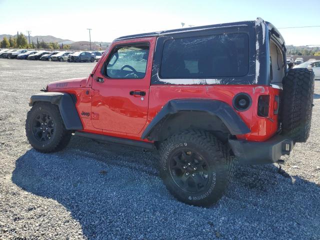 1C4GJXAN5NW140838 - 2022 JEEP WRANGLER SPORT RED photo 2