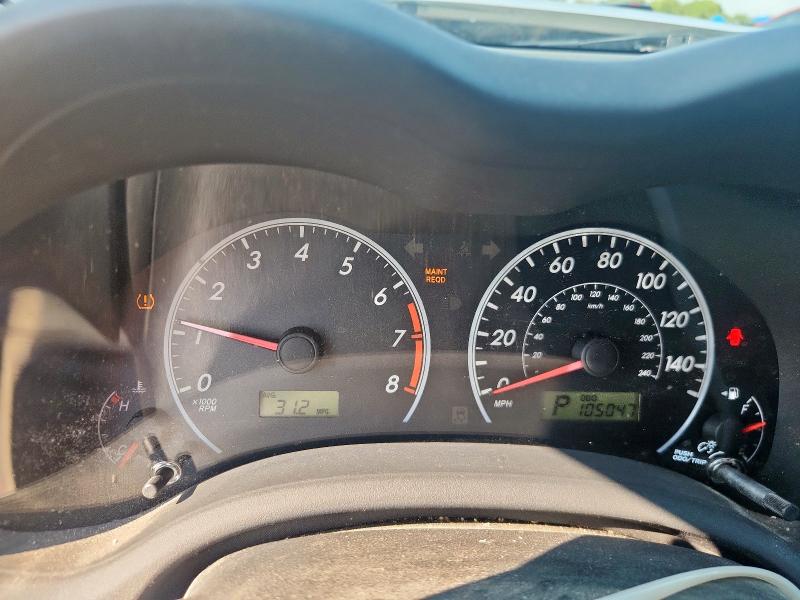 5YFBU4EE8DP148062 - 2013 TOYOTA COROLLA BASE Argent photo 9