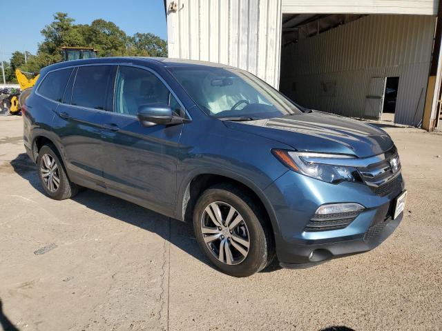 5FNYF5H54JB007616 - 2018 HONDA PILOT EXL BLUE photo 4