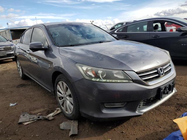 1HGCR3F87DA025996 - 2013 HONDA ACCORD EXL GRAY photo 4