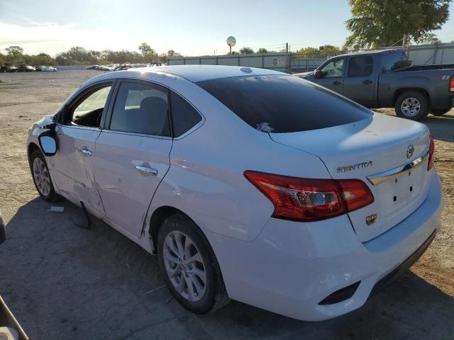 3N1AB7AP6KY348092 - 2019 NISSAN SENTRA S WHITE photo 2