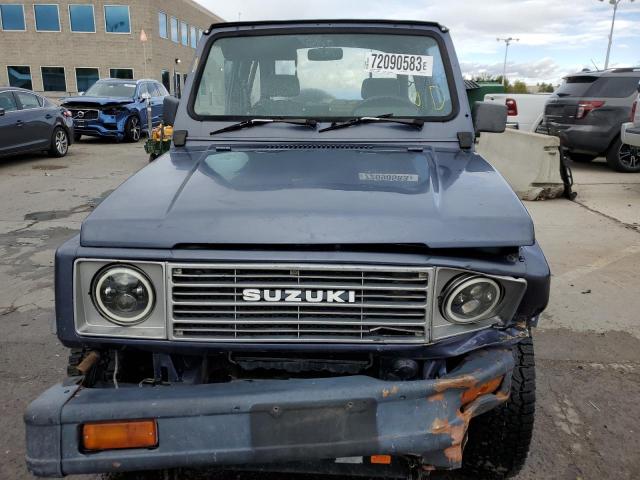 JS4JC51CXH4195124 - 1987 SUZUKI SAMURAI BLUE photo 5