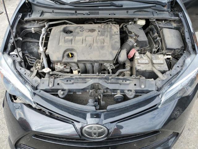 2T1BURHE5JC035786 - 2018 TOYOTA COROLLA L BLACK photo 11