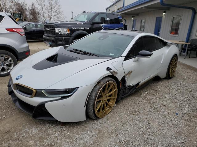 WBY2Z2C52FVX64976 - 2015 BMW I8 WHITE photo 1