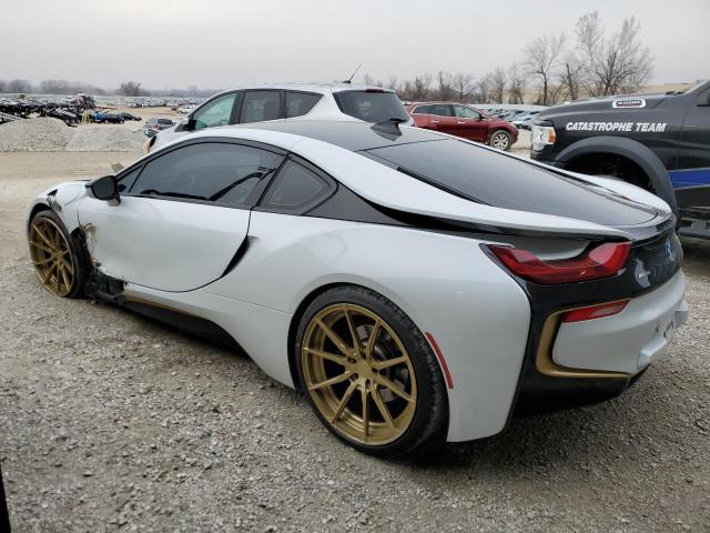 WBY2Z2C52FVX64976 - 2015 BMW I8 WHITE photo 2