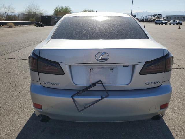 JTHBK262365014850 - 2006 LEXUS IS 250 SILVER photo 6