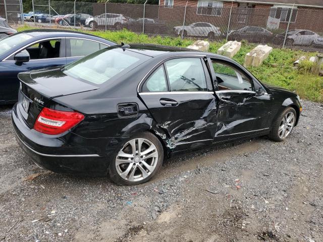 WDDGF8AB1EG192805 - 2014 MERCEDES-BENZ C 300 4MATIC BLACK photo 3
