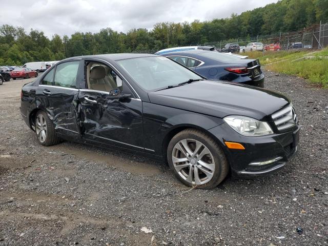 WDDGF8AB1EG192805 - 2014 MERCEDES-BENZ C 300 4MATIC BLACK photo 4
